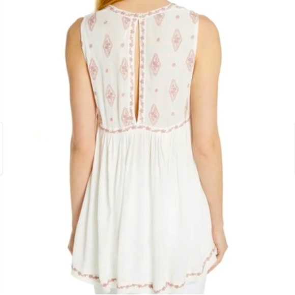 Free People Diamond Embroidery Sleeveless Top - Picture 3 of 8